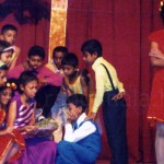 children stage drama festival