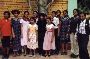 children stage drama festival
